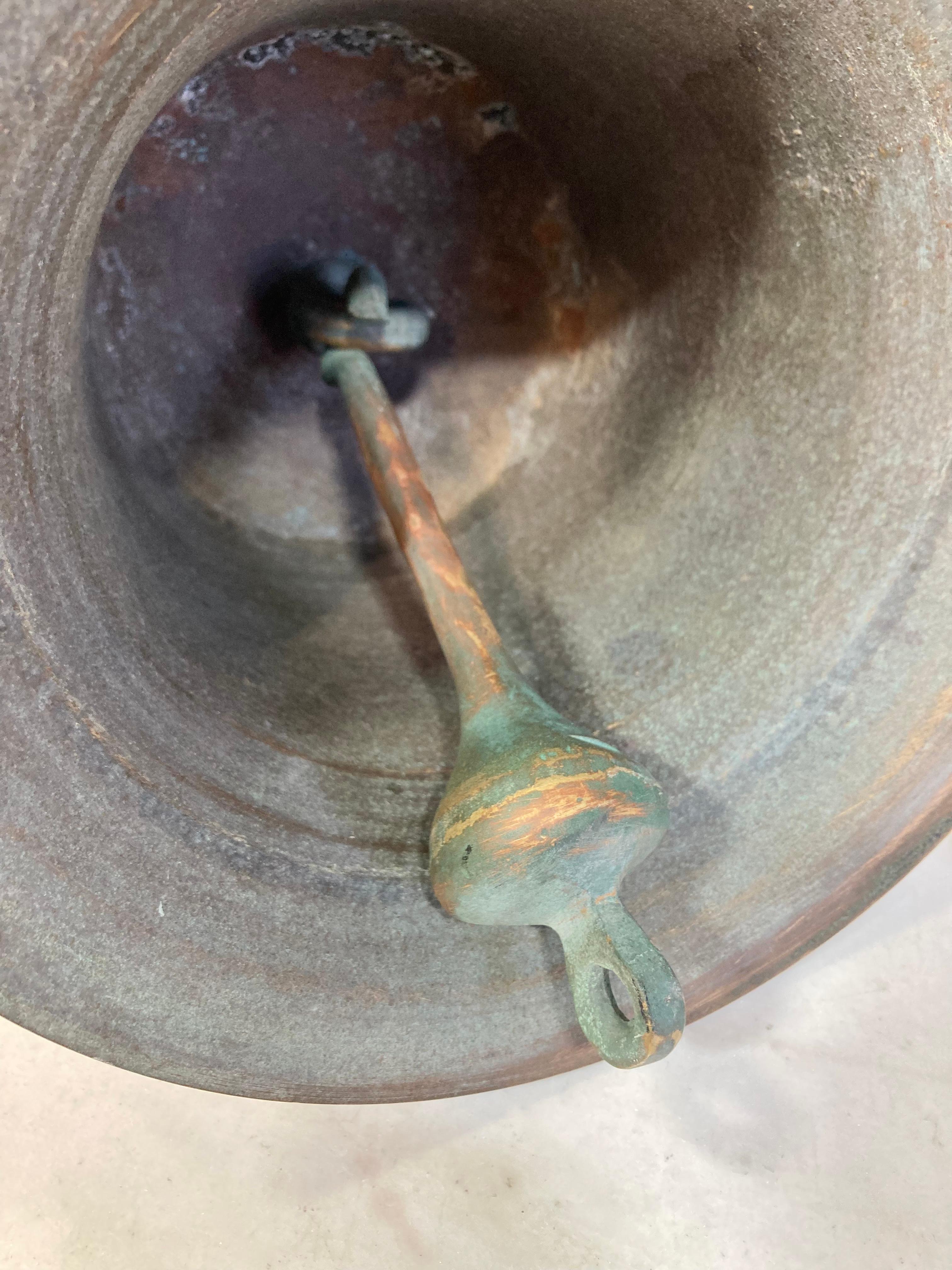 Antique Collectable USN Brass Bell For Sale 3