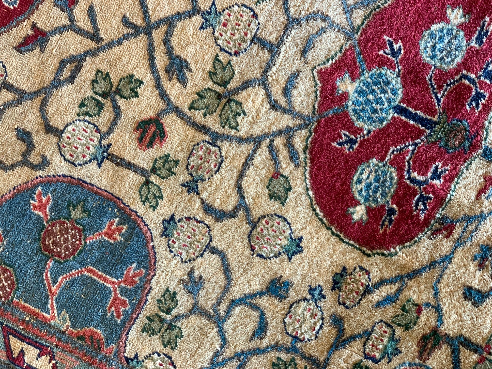 Antique Collectible Khotan Rug, Turkestan Central Asia 1880s In Excellent Condition For Sale In Wembley, GB