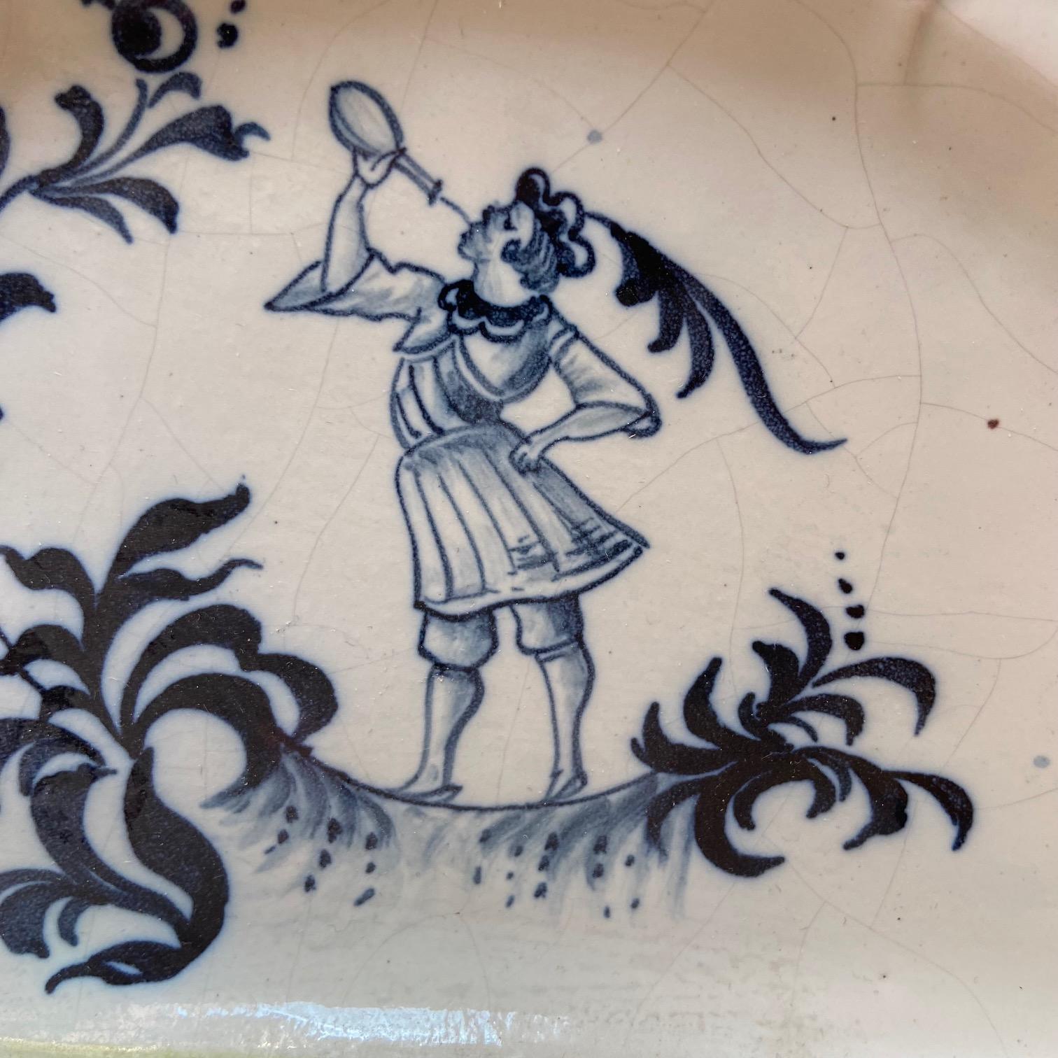 Coleccionista de antigüedades Emile Gallé  Plato de espárragos Francés en venta