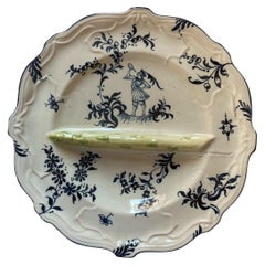 Antique collector Emile Gallé  Asparagus plate