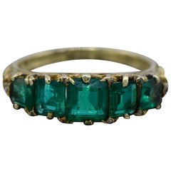 Antique Colombian Emerald Ring