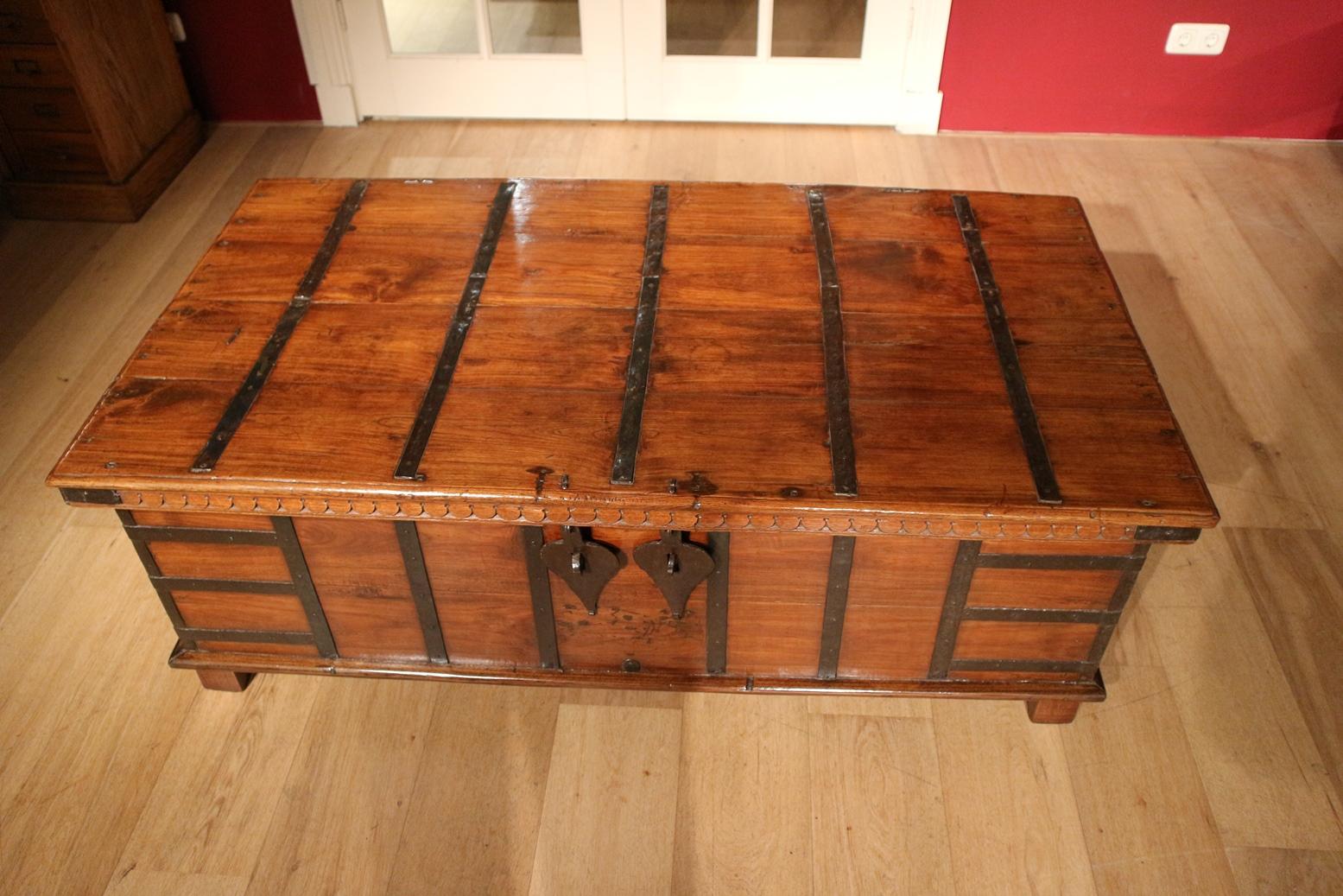 metal chest coffee table