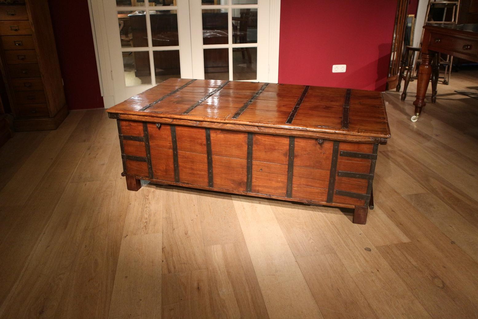 Teak Antique Colonial Coffee Table