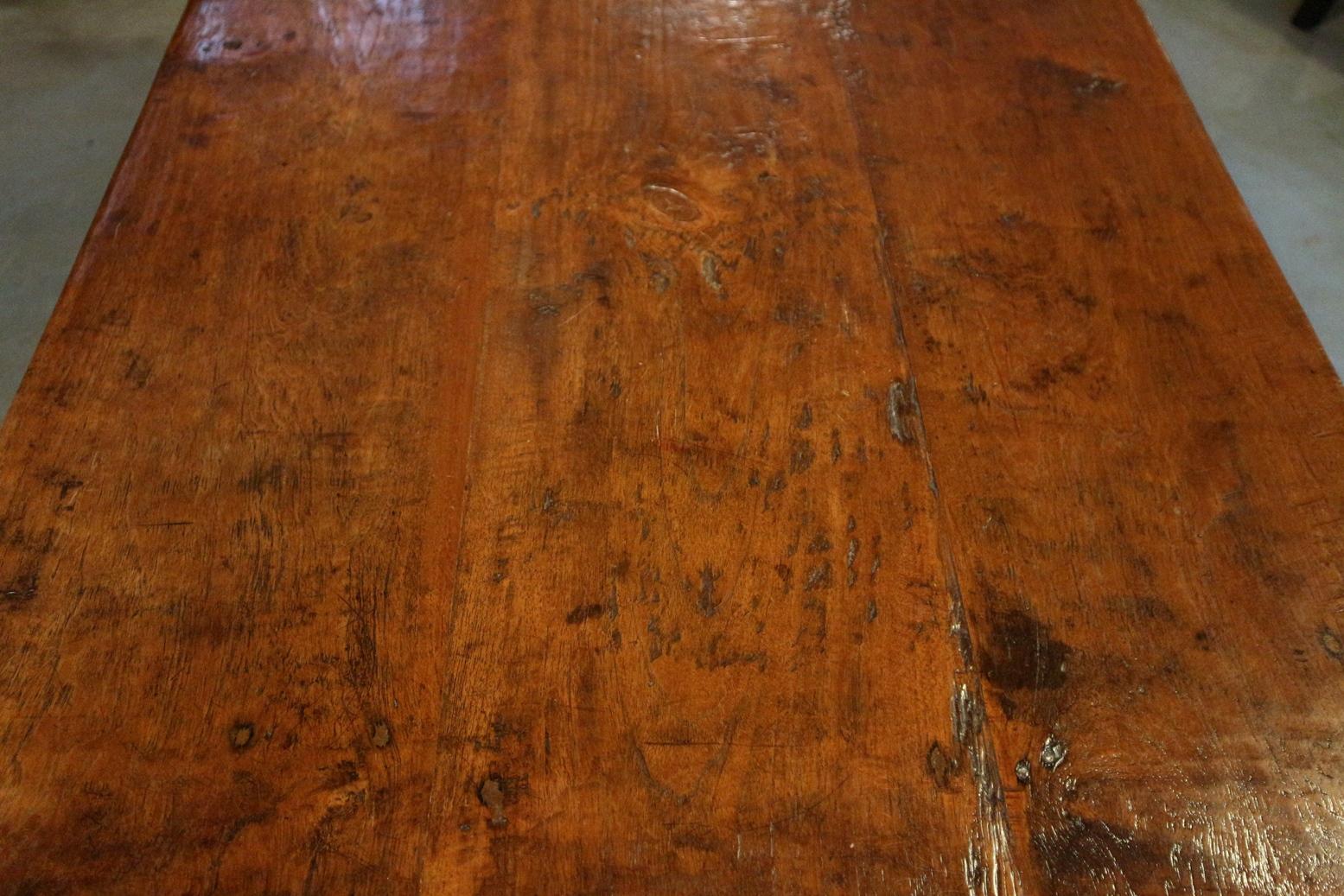 Indonesian Antique Colonial Farmhouse Table