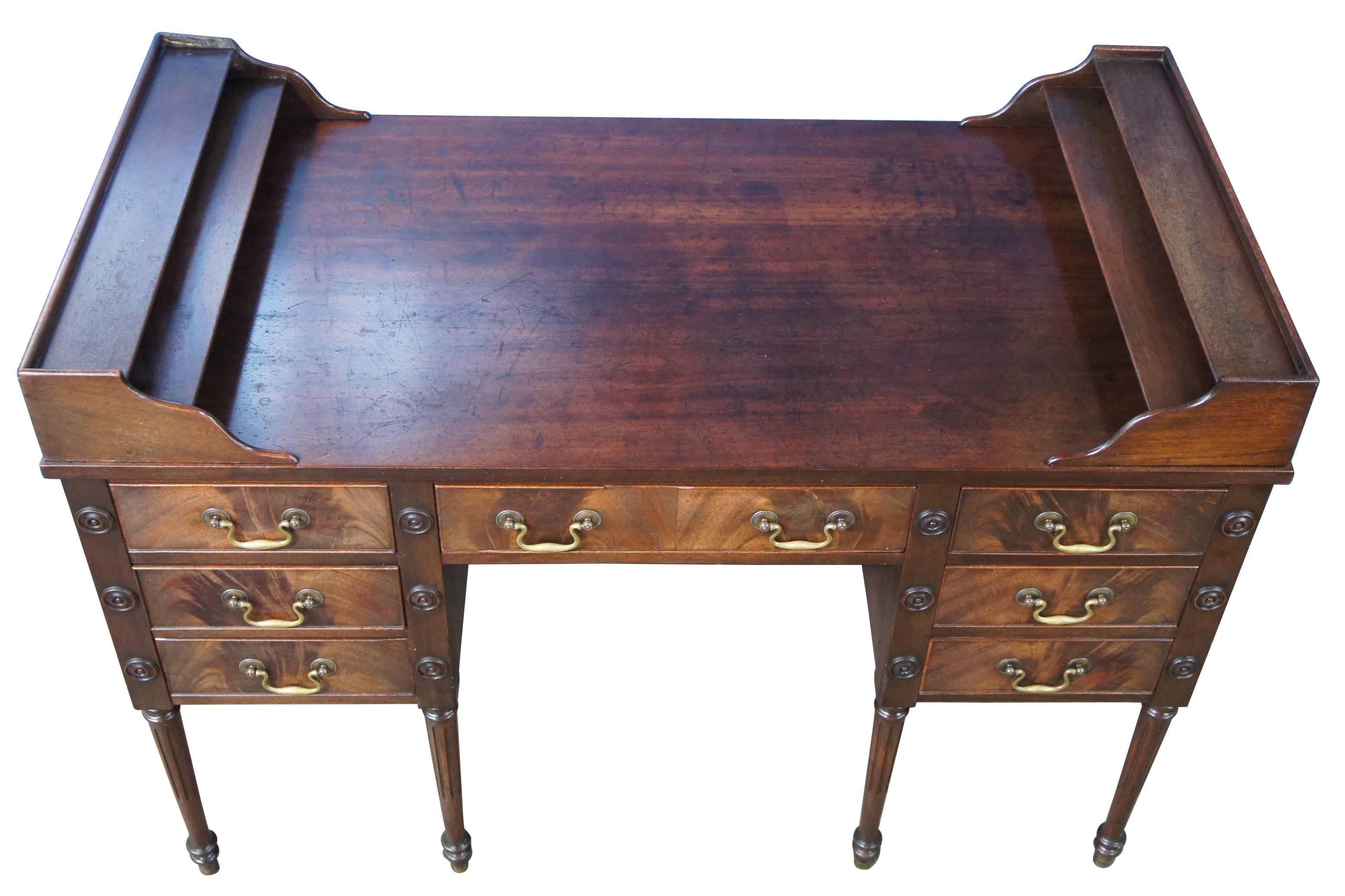 colonial manufacturing company mahogany desk