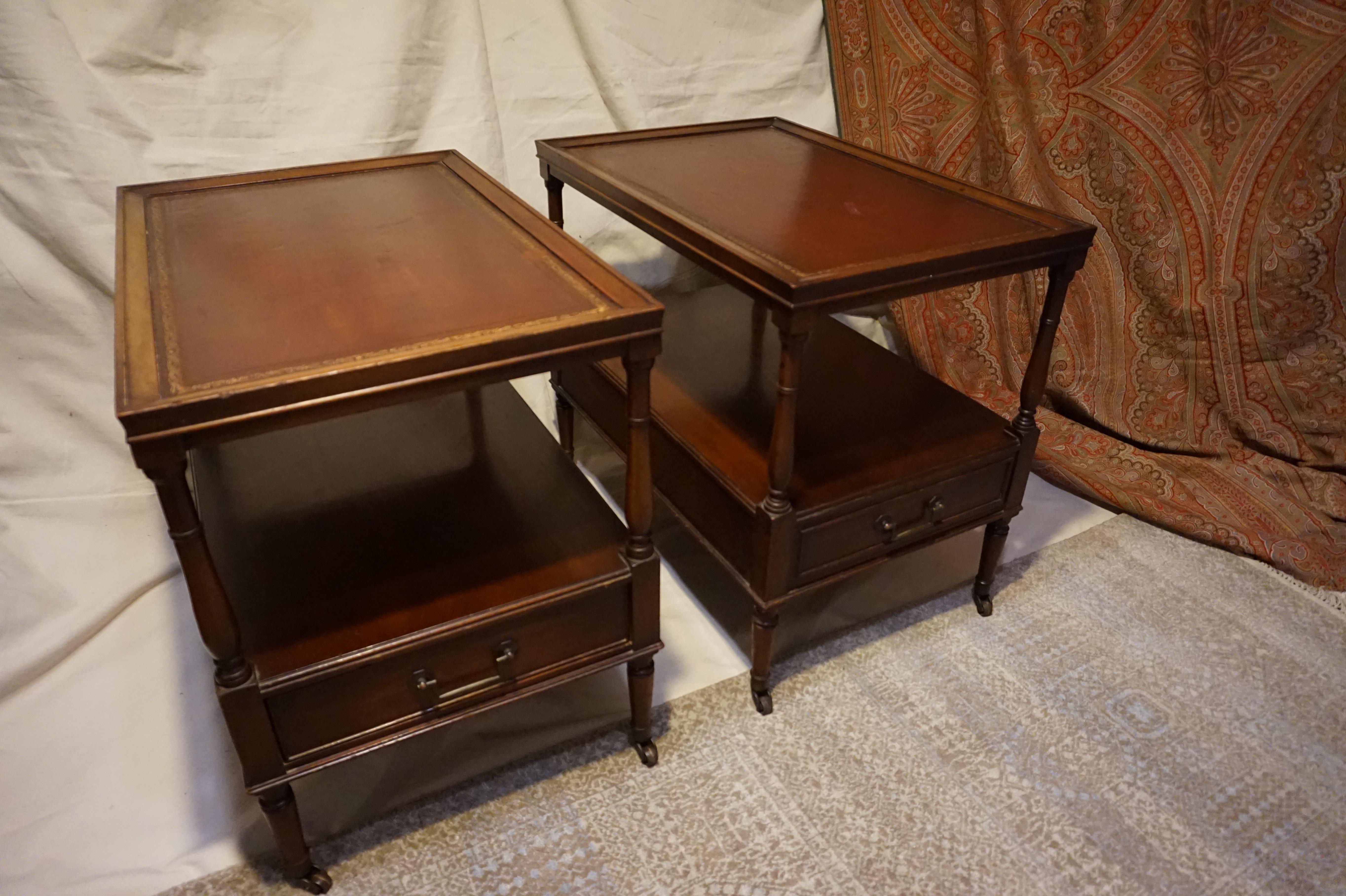 colonial style end tables