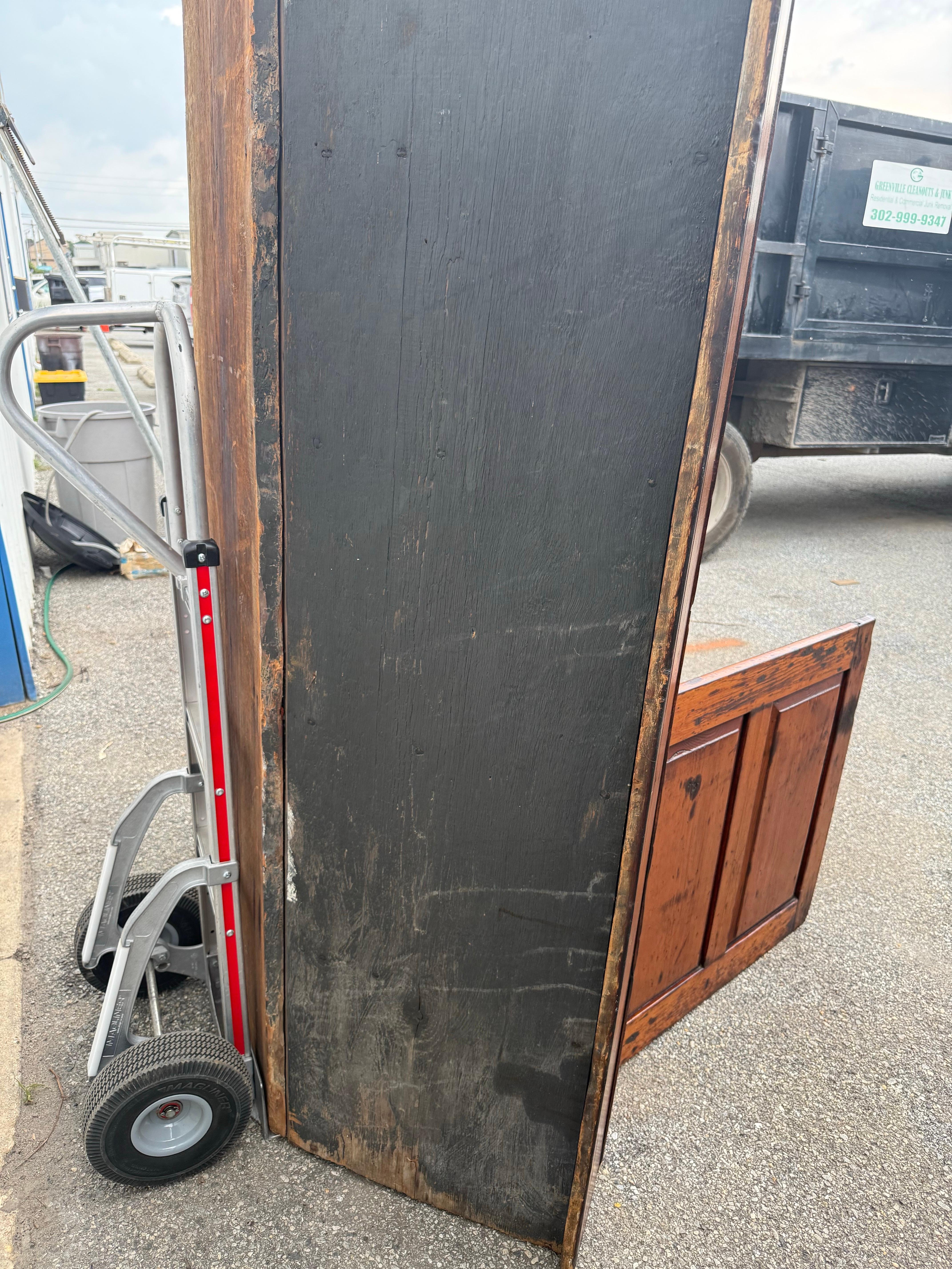 Antique Colonial Wormwood Pine Corner Cabinet Circa Early 1800's For Sale 10