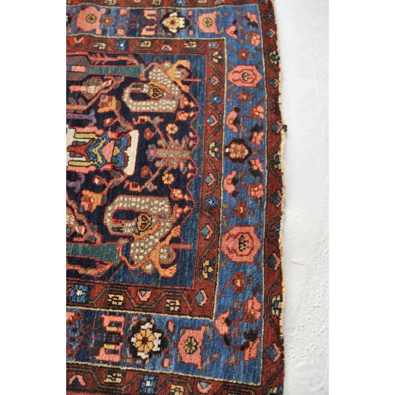 Hand-Knotted Antique Colorful and Story-Filled Tree of Life Rug with Hunting Scene For Sale