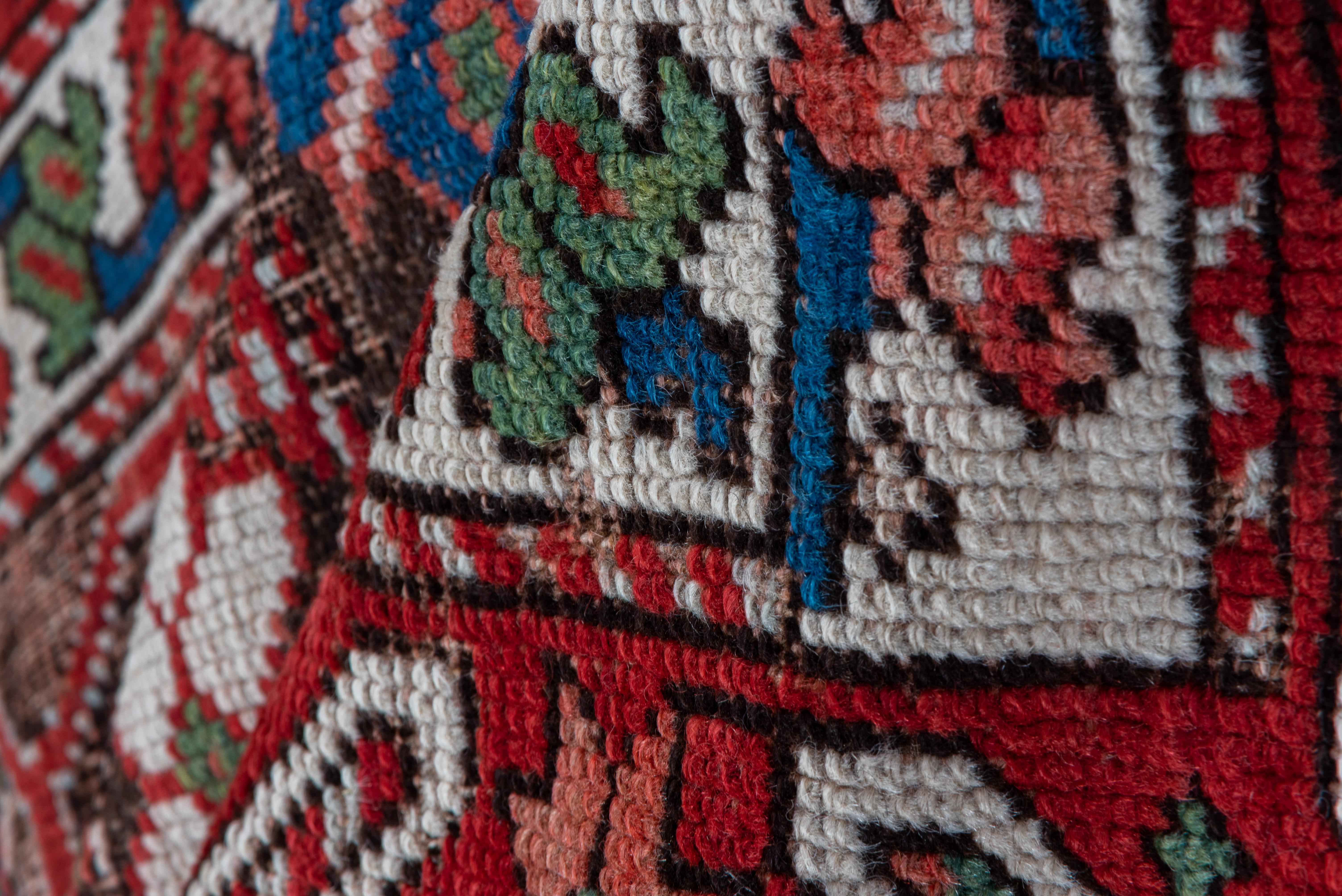 Antique Colorful Caucasian Karabagh Runner, circa 1910s, Mina Khani Design In Good Condition For Sale In New York, NY