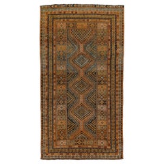 Retro Colorful Kurdish Rug 