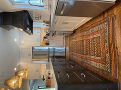 Antique Colorful Kurdish Runner Rug, circa 1930-40's