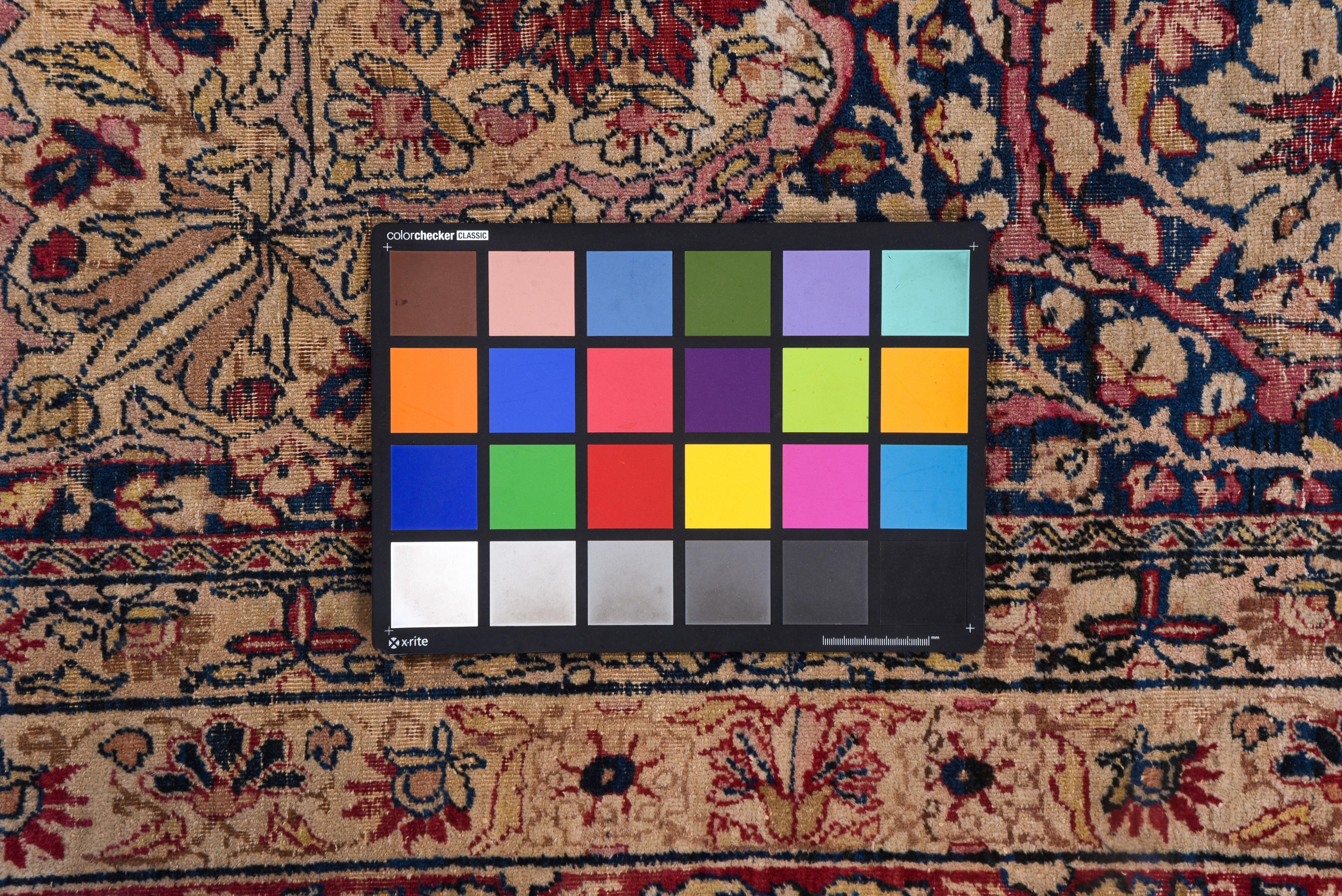 Antique Colorful Persian Lavar Kerman Carpet, Colorful Palette, Center Medallion 3