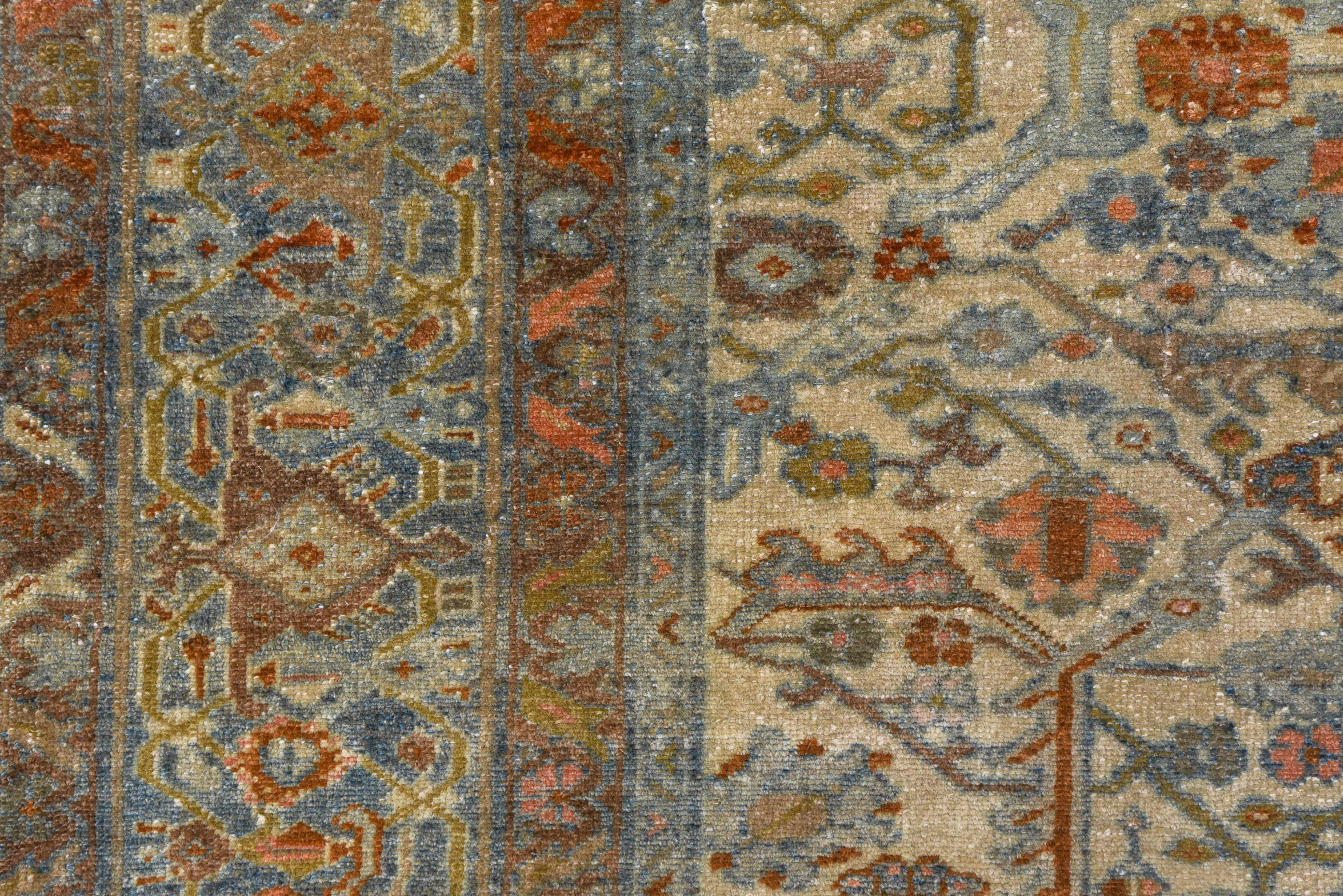 Wool Antique Colorful Persian Malayer Carpet, circa 1930s For Sale