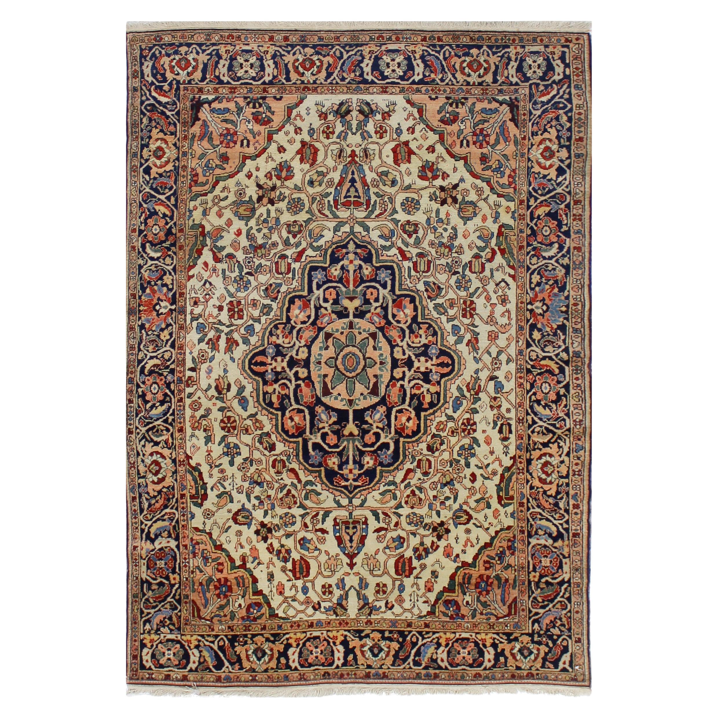 Tapis persan ancien et coloré