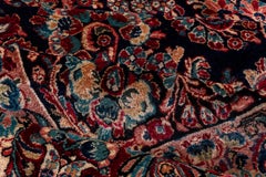 Antique Colorful Persian Sarouk Carpet, All-Over Field, circa 1940s