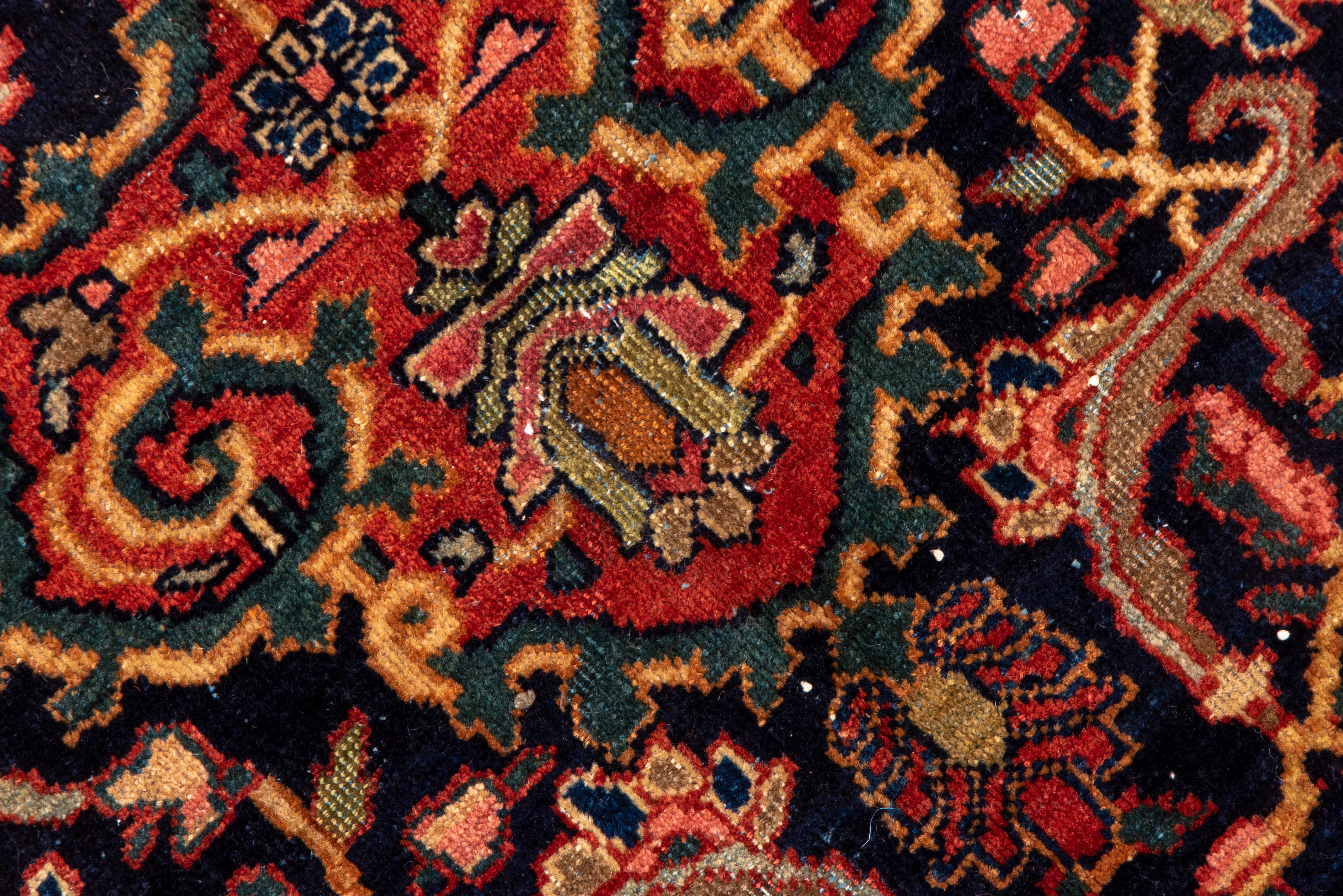 Early 20th Century Antique Colorful Persian Sarouk Farahan Carpet, Colorful Palette