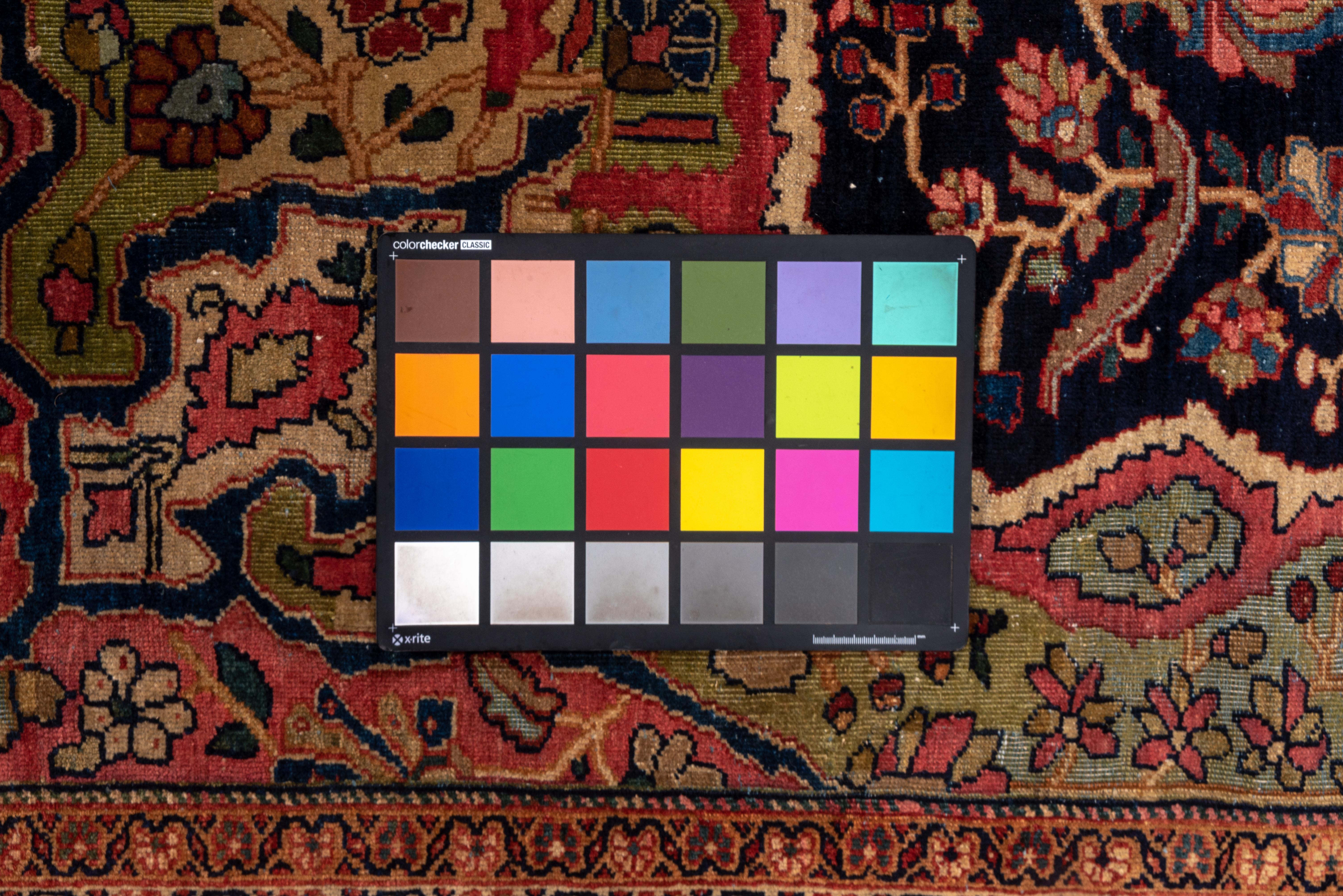 Antique Colorful Persian Sarouk Farahan Carpet, Colorful Palette 2
