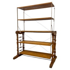 Antique Combination Table Co Folding Convertible Table Bookcase Patented 1893.