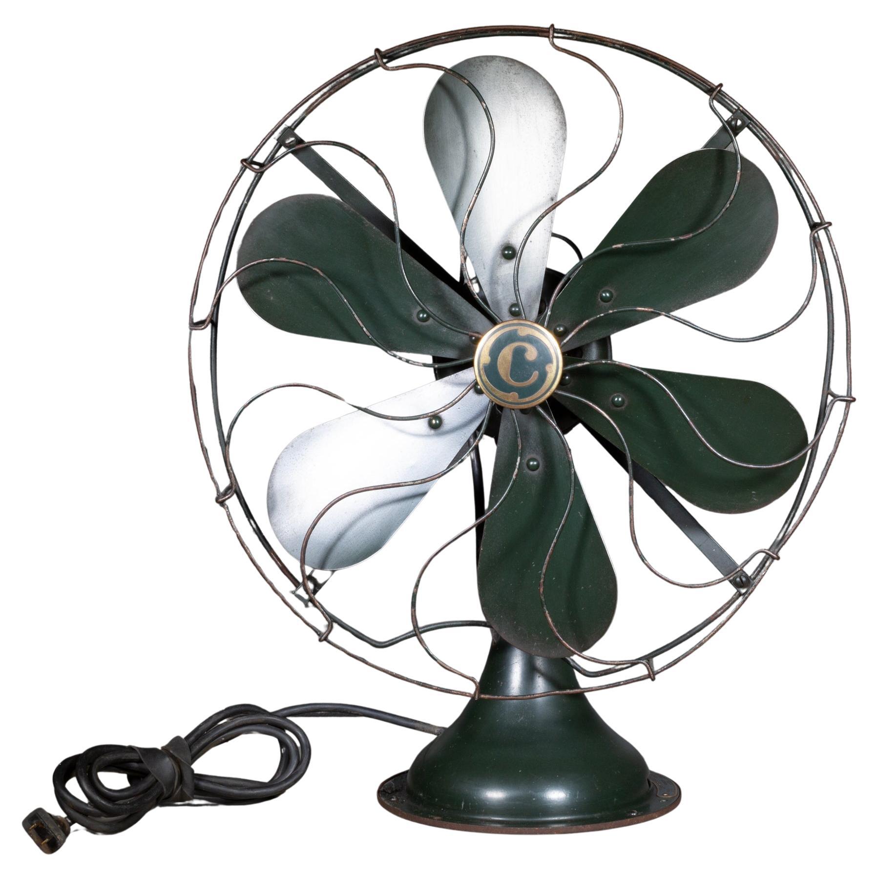 A.I.C. C.C. Ancien ventilateur oscillant de 16 pouces c.1934