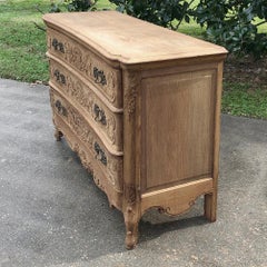 Antique Commode, Country French Stripped Oak