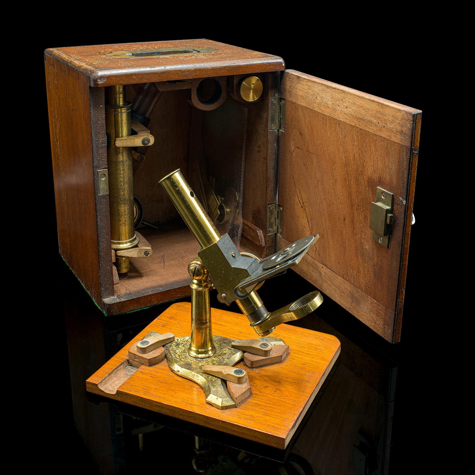 Antique Compound Microscope, English, Instrument, Negretti & Zambra, Victorian 2
