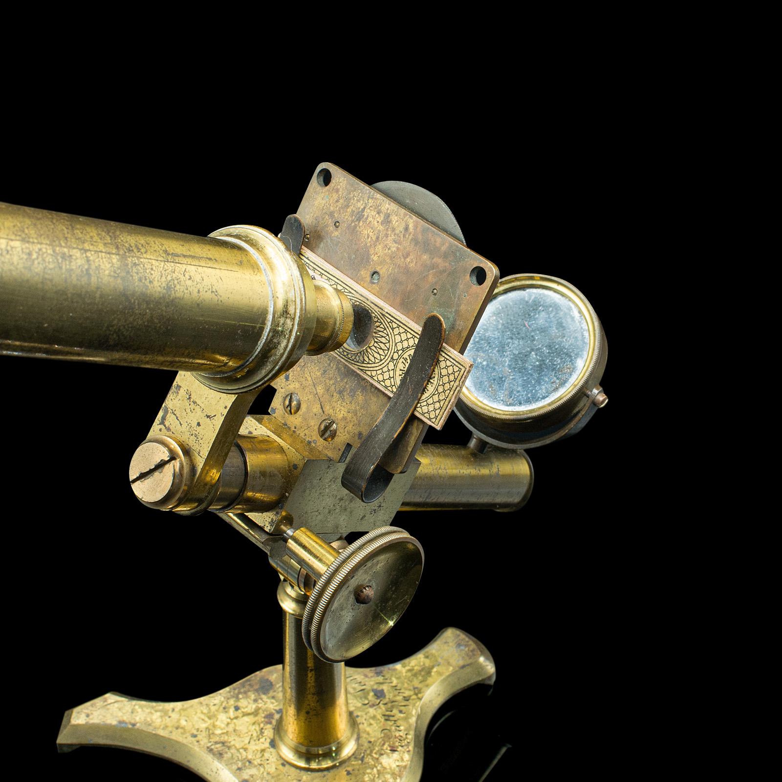 Antique Compound Microscope, English, Instrument, Negretti & Zambra, Victorian In Good Condition In Hele, Devon, GB