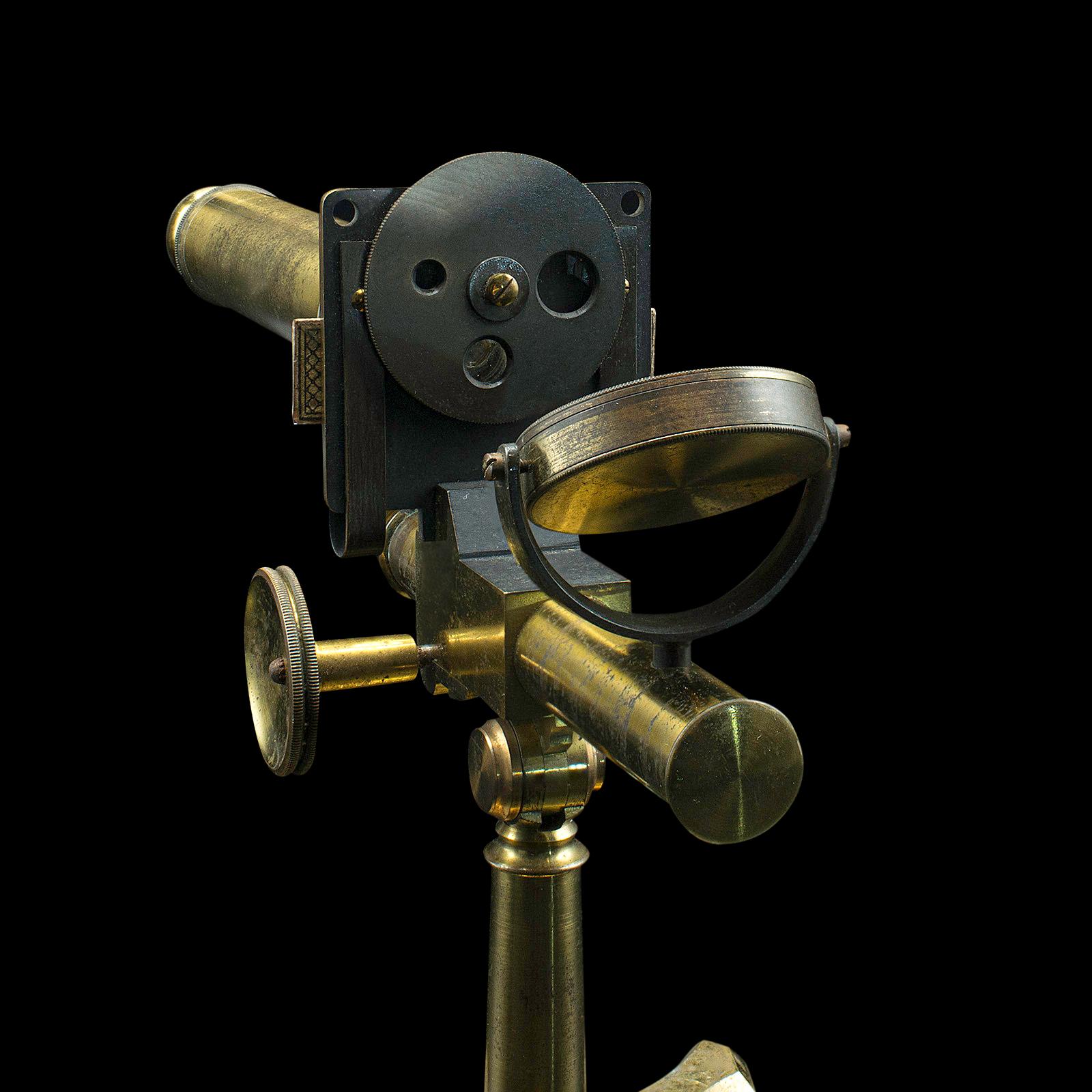 19th Century Antique Compound Microscope, English, Instrument, Negretti & Zambra, Victorian