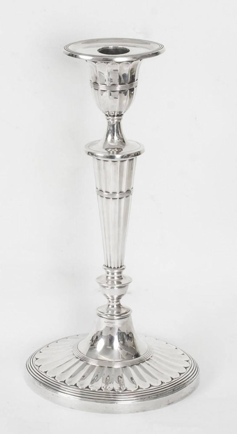 Antique Comprising Pair of Candelabra and Candlesticks, 19th Century 3