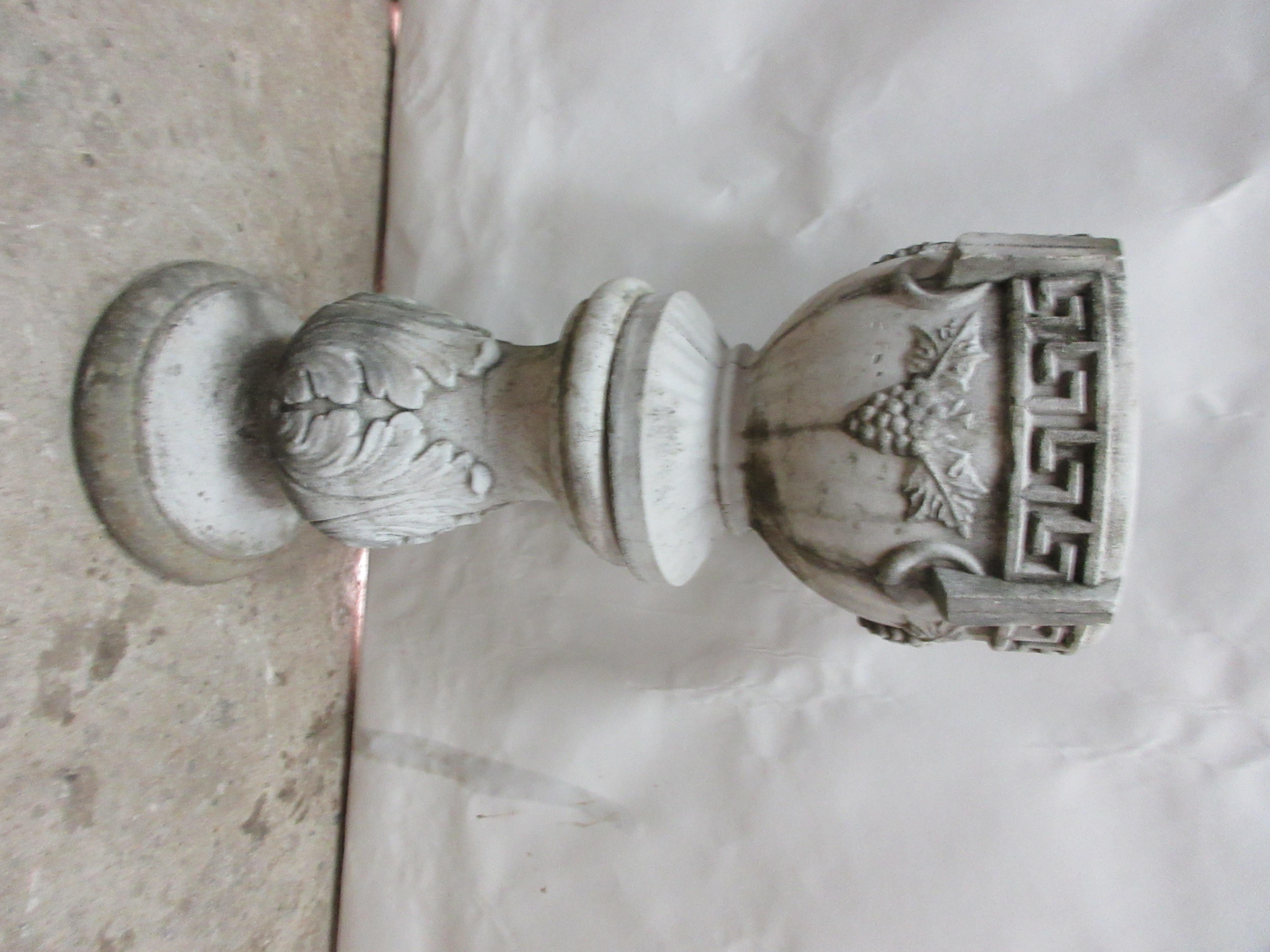 This Urn and pedestal was found at an Estate auction in Palm Beach Florida.
the Pedestal is marked 