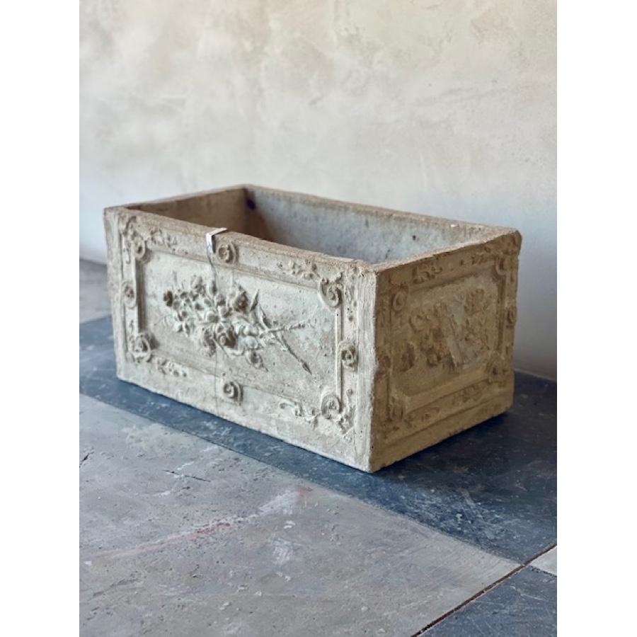 19th Century Antique Concrete Planter For Sale