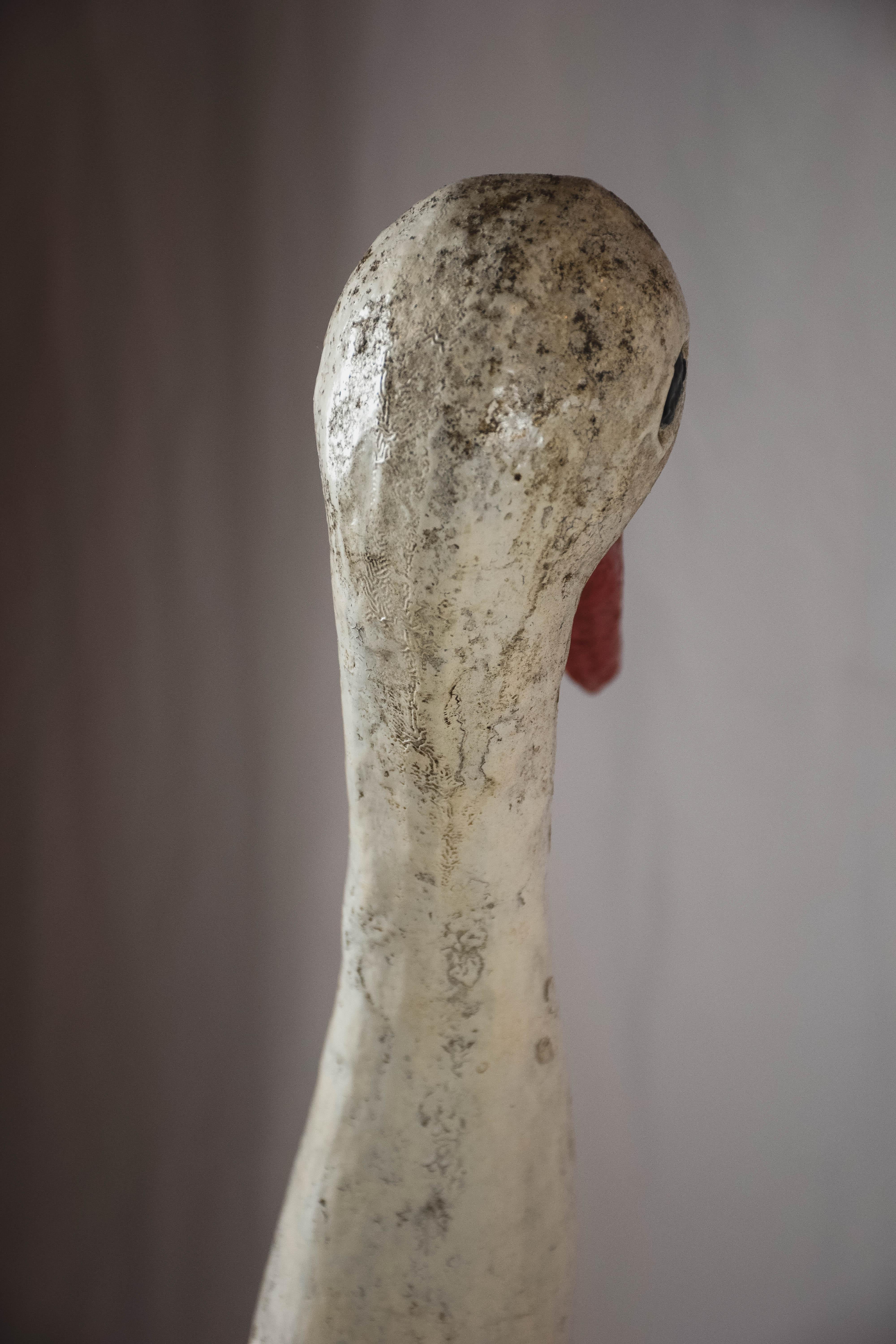 Vintage Concrete Shore Bird For Sale 10