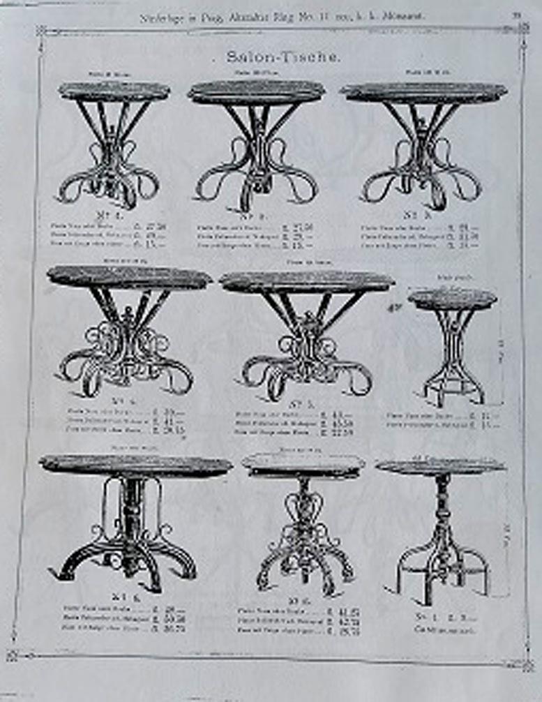 Hêtre Table de conférence ou de salle à manger antique Fischel, 1890 en vente