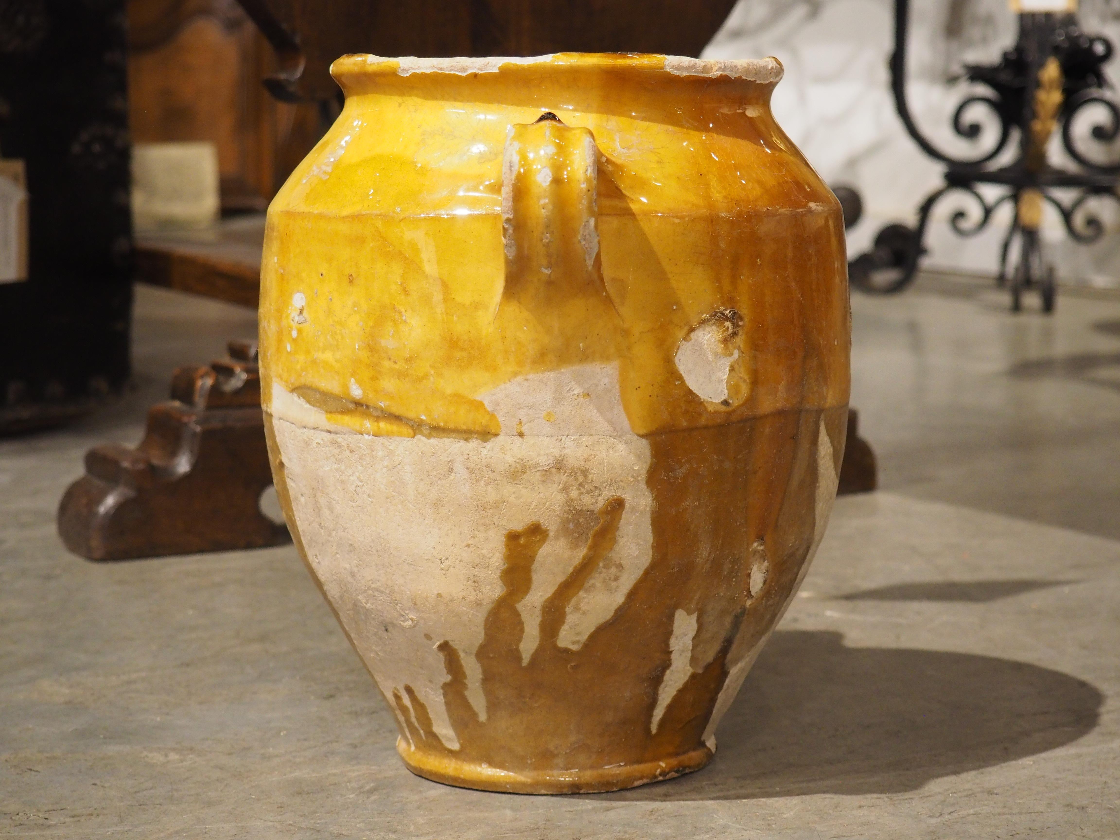 Antique Confit Pot from Southwest France In Good Condition For Sale In Dallas, TX
