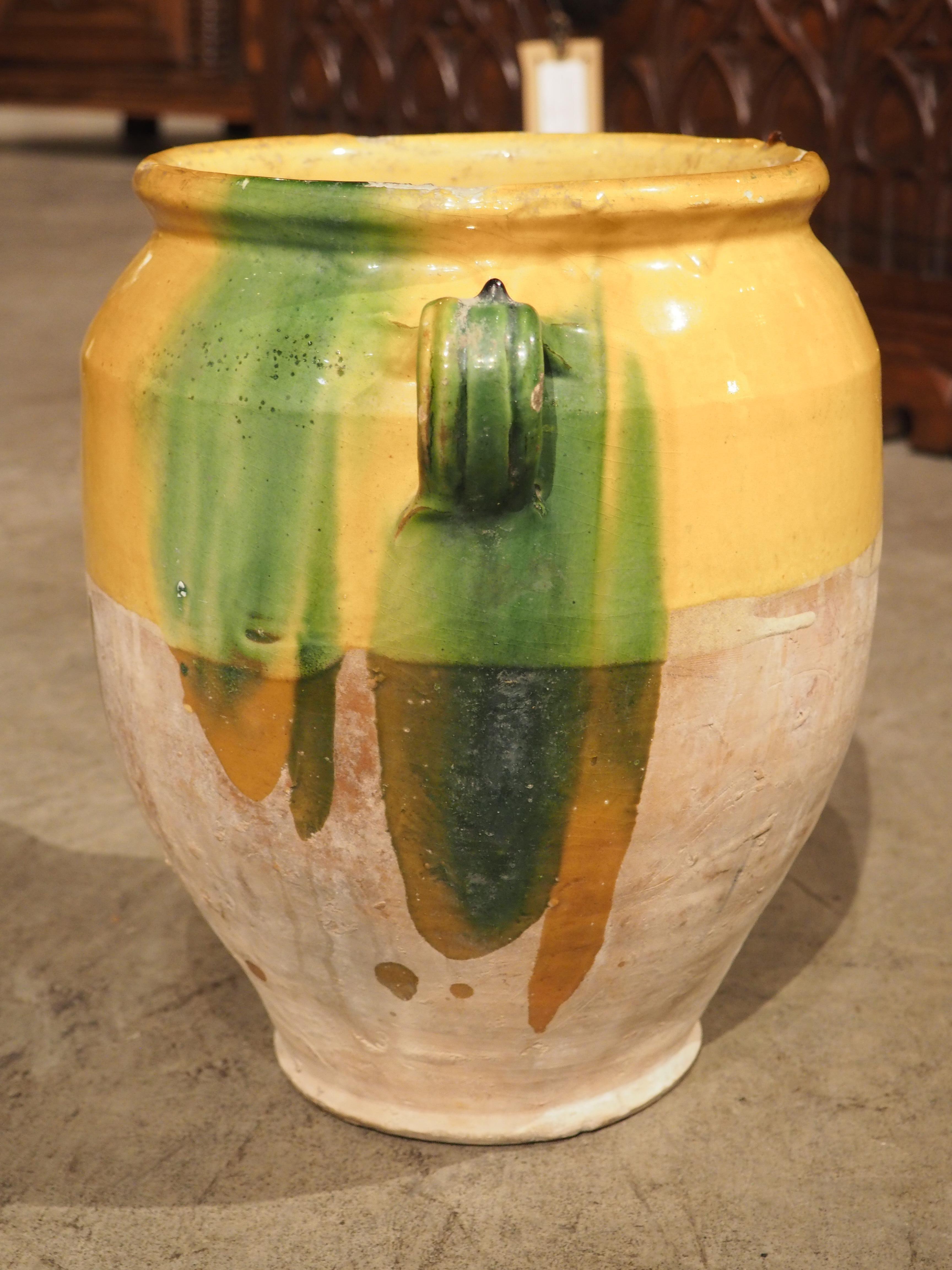 Early 20th Century Antique Confit Pot from Southwest France