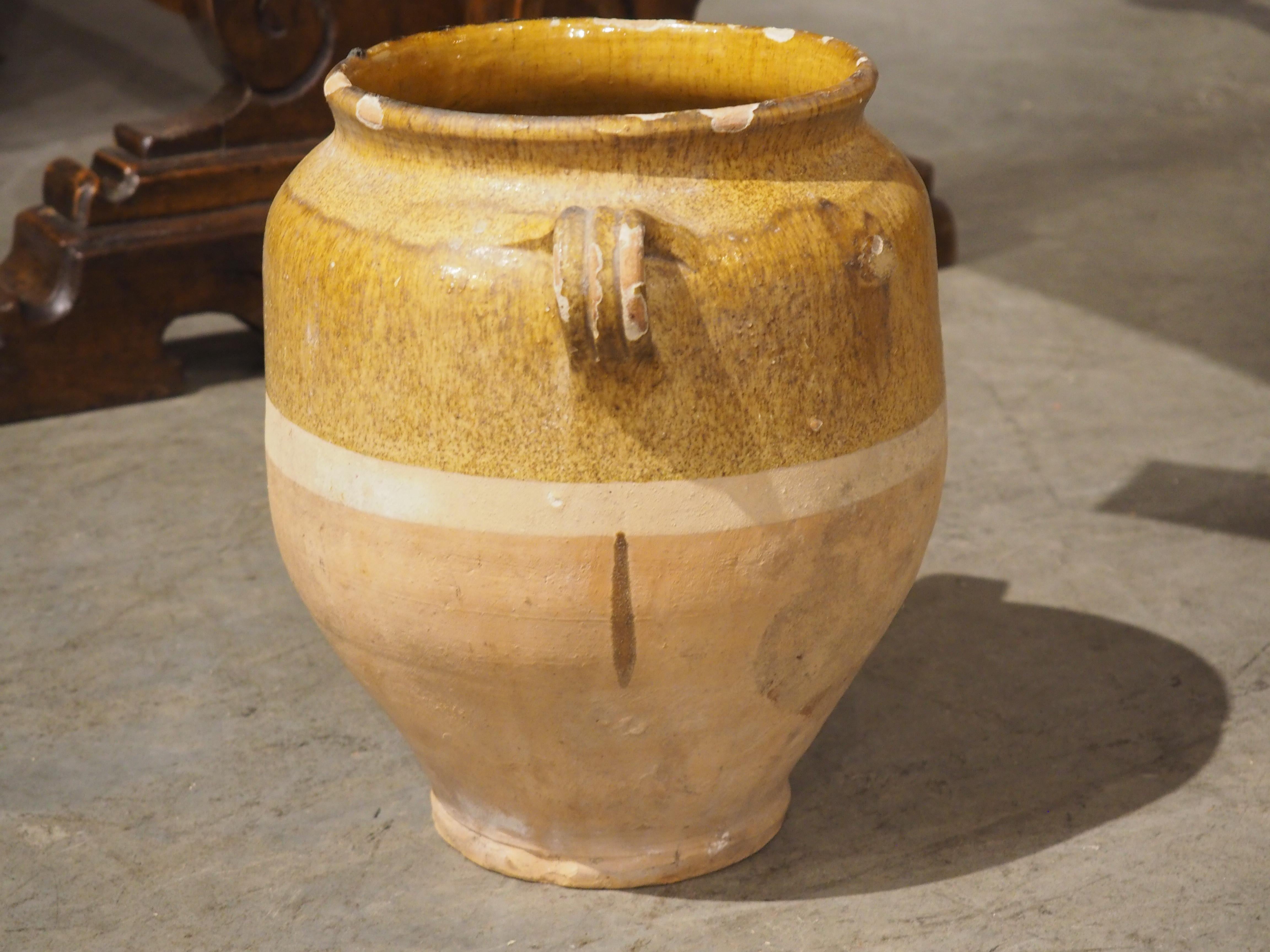 20th Century Antique Confit Pot from Southwest France For Sale