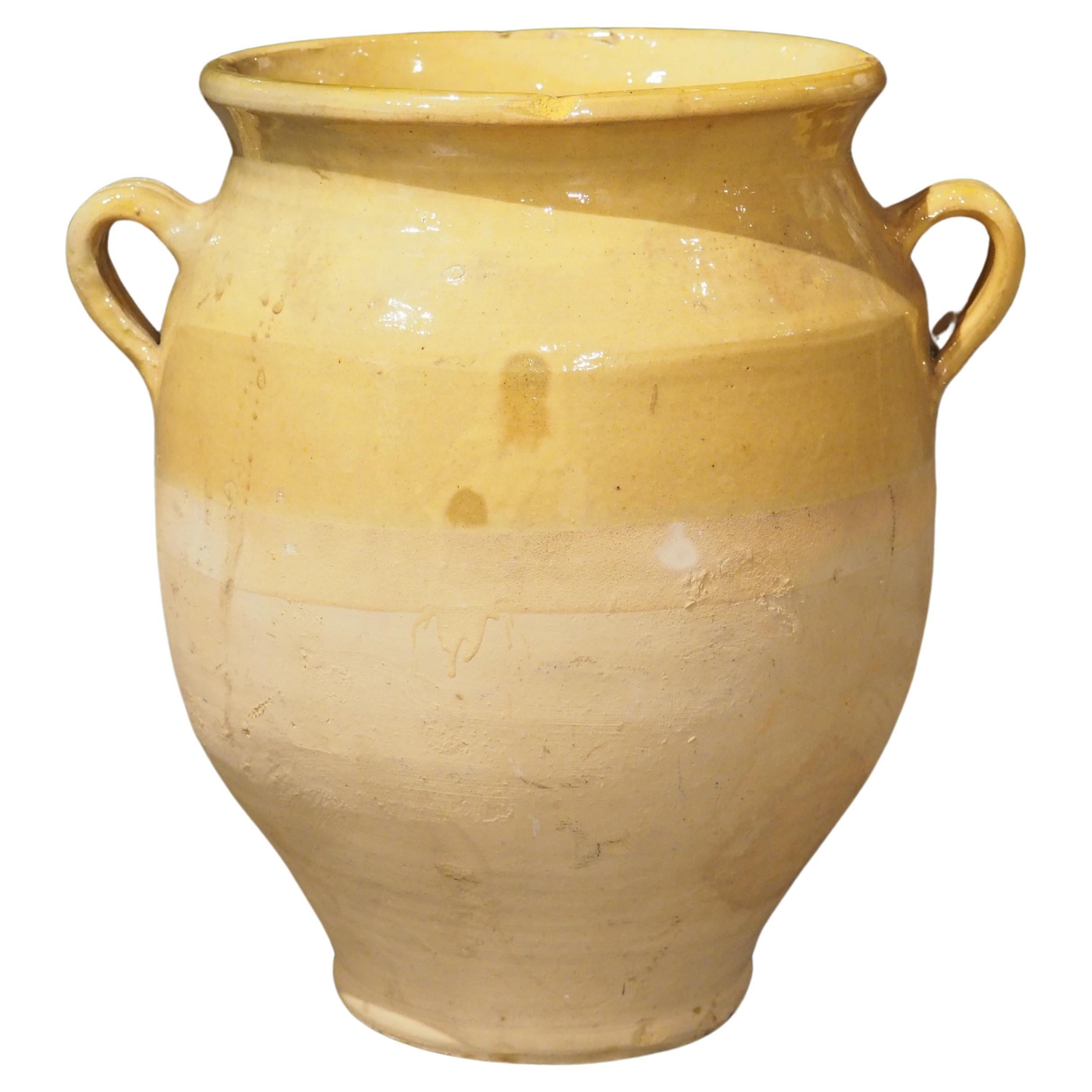 Antique Confit Pot from Southwest France For Sale