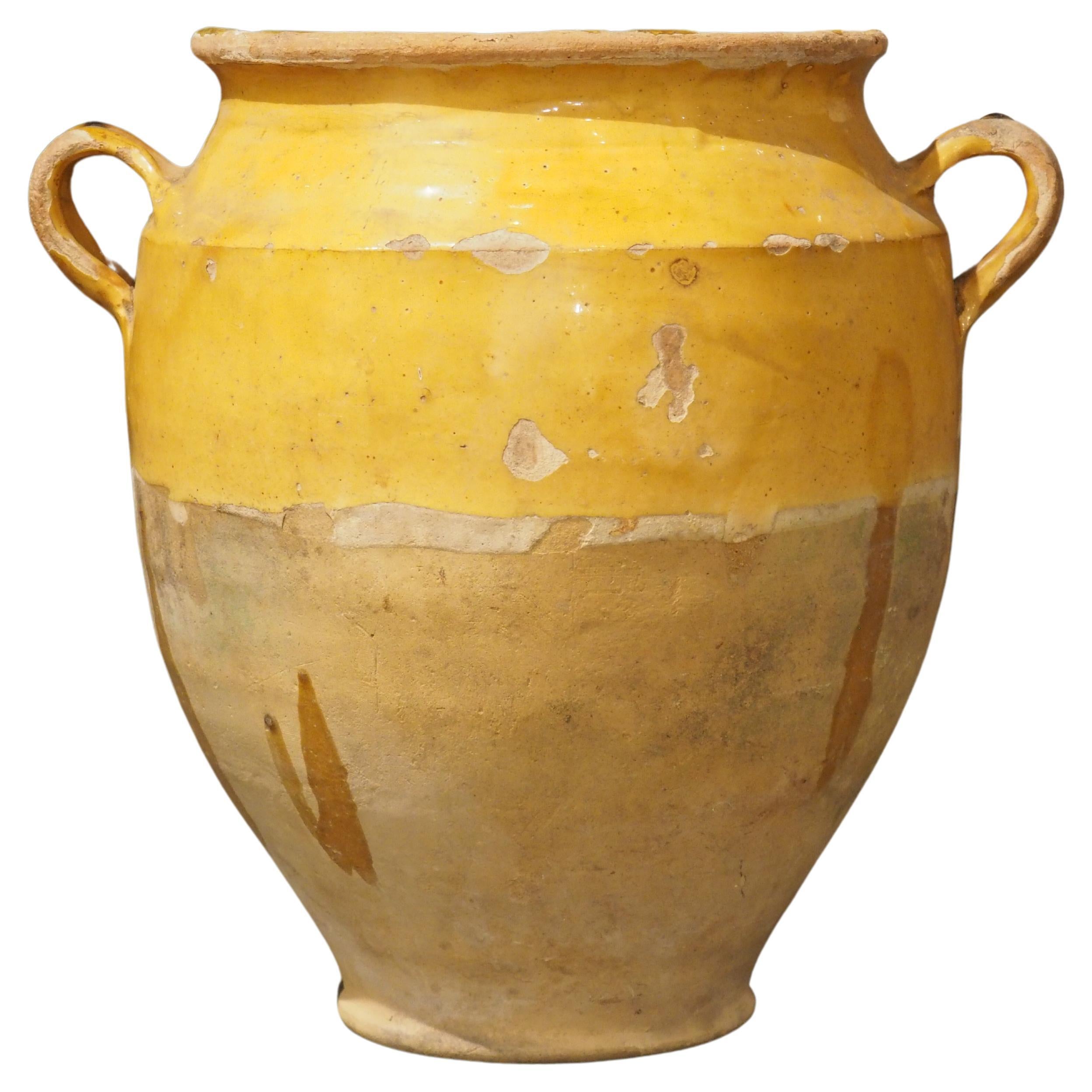 Antique Confit Pot from Southwest France For Sale