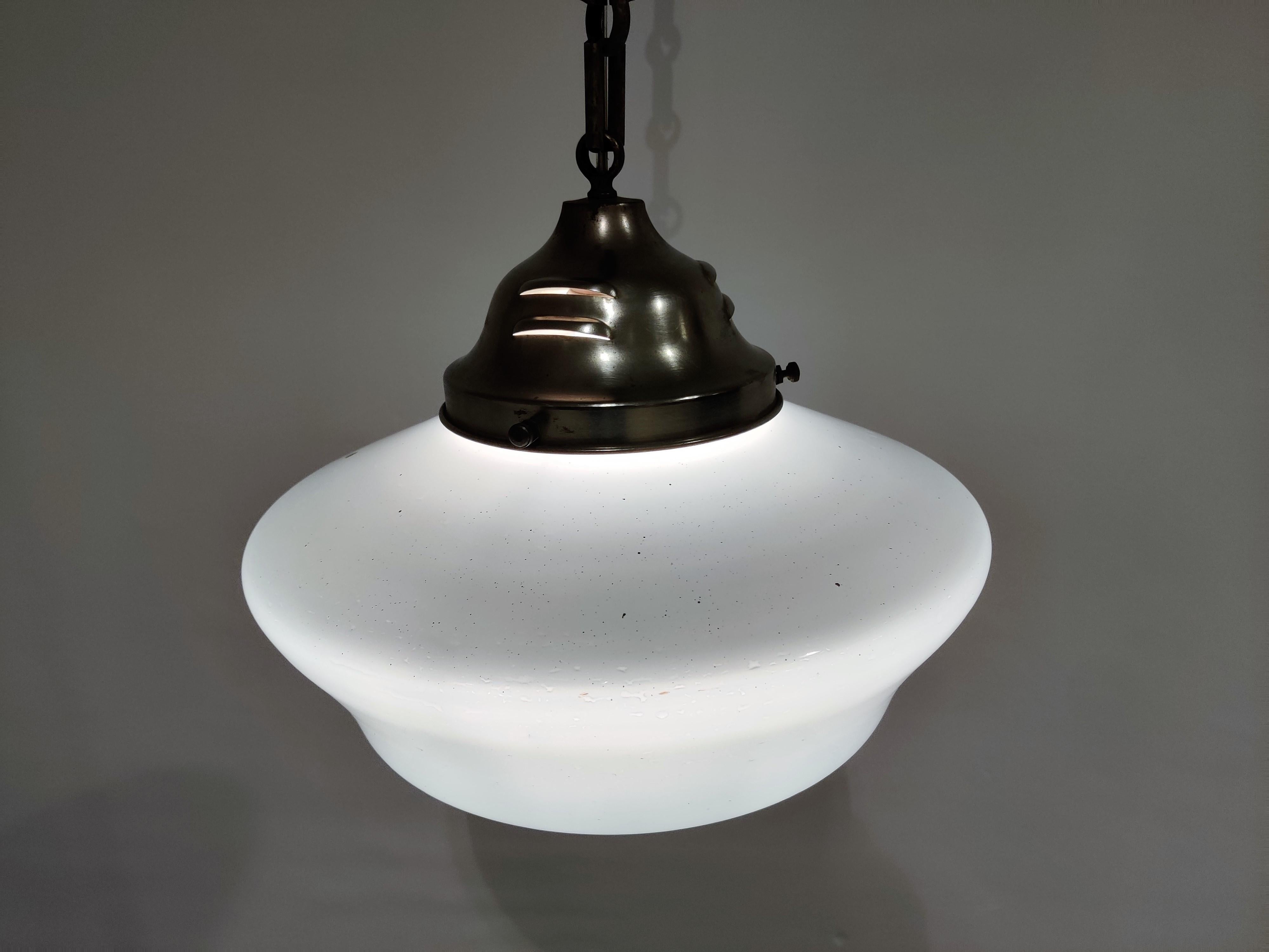 vintage opaline pendant lights
