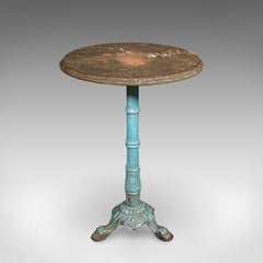 Antique Conservatory Table, English, Alabaster Marble, Portico, Veranda, Regency