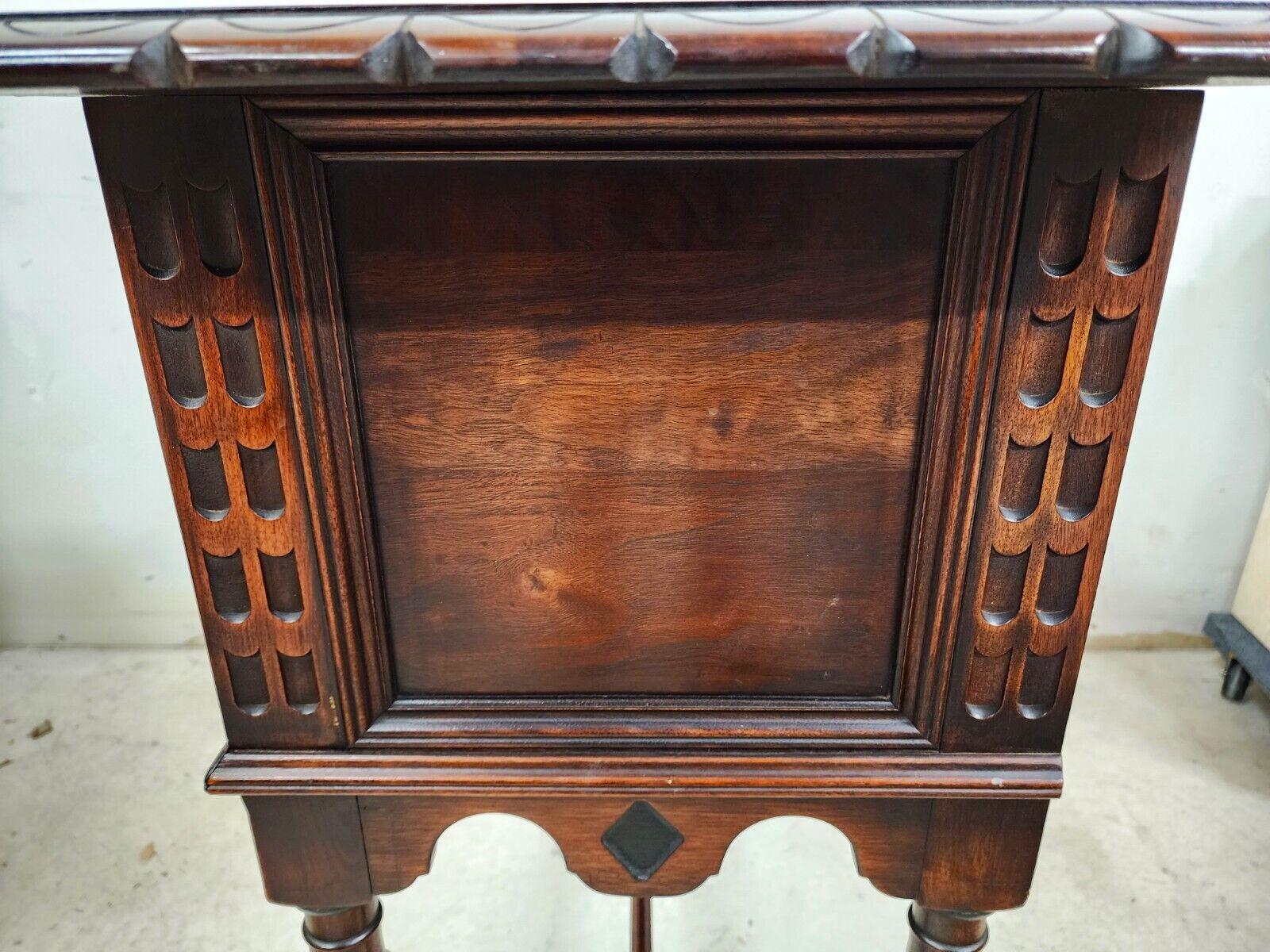 Antique Console Buffet Table Walnut by KITTINGER For Sale 2