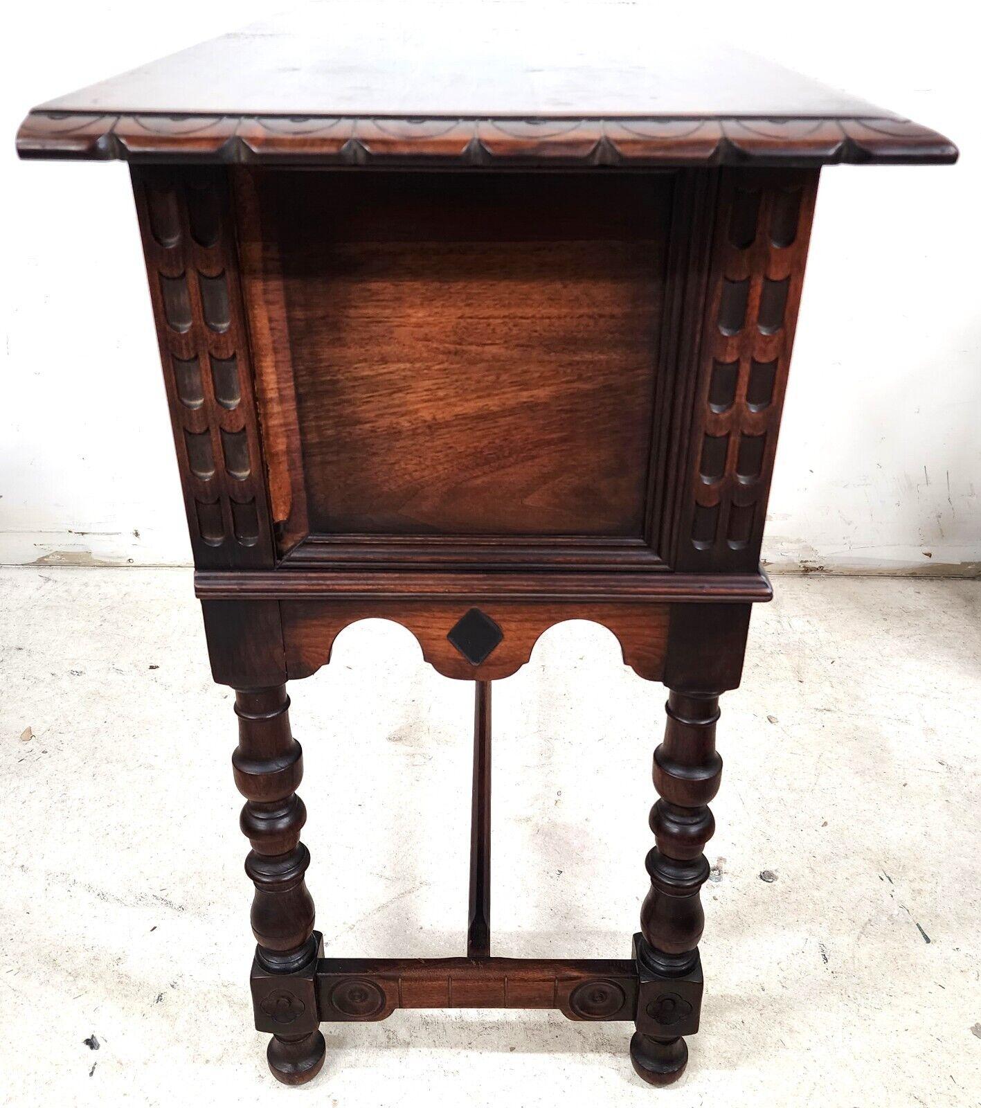 Antique Console Buffet Table Walnut by KITTINGER For Sale 3