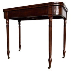 Antique console  England around 1820  Pyramid mahogany