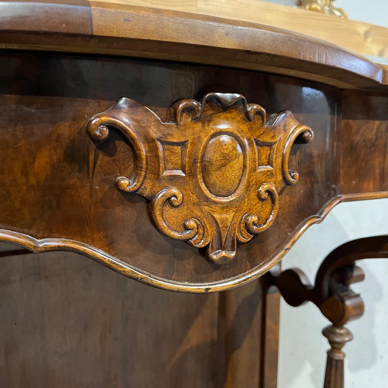 Antique console  Louis Philippe  walnut For Sale 4
