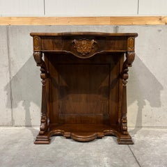 Antique console  Louis Philippe  walnut