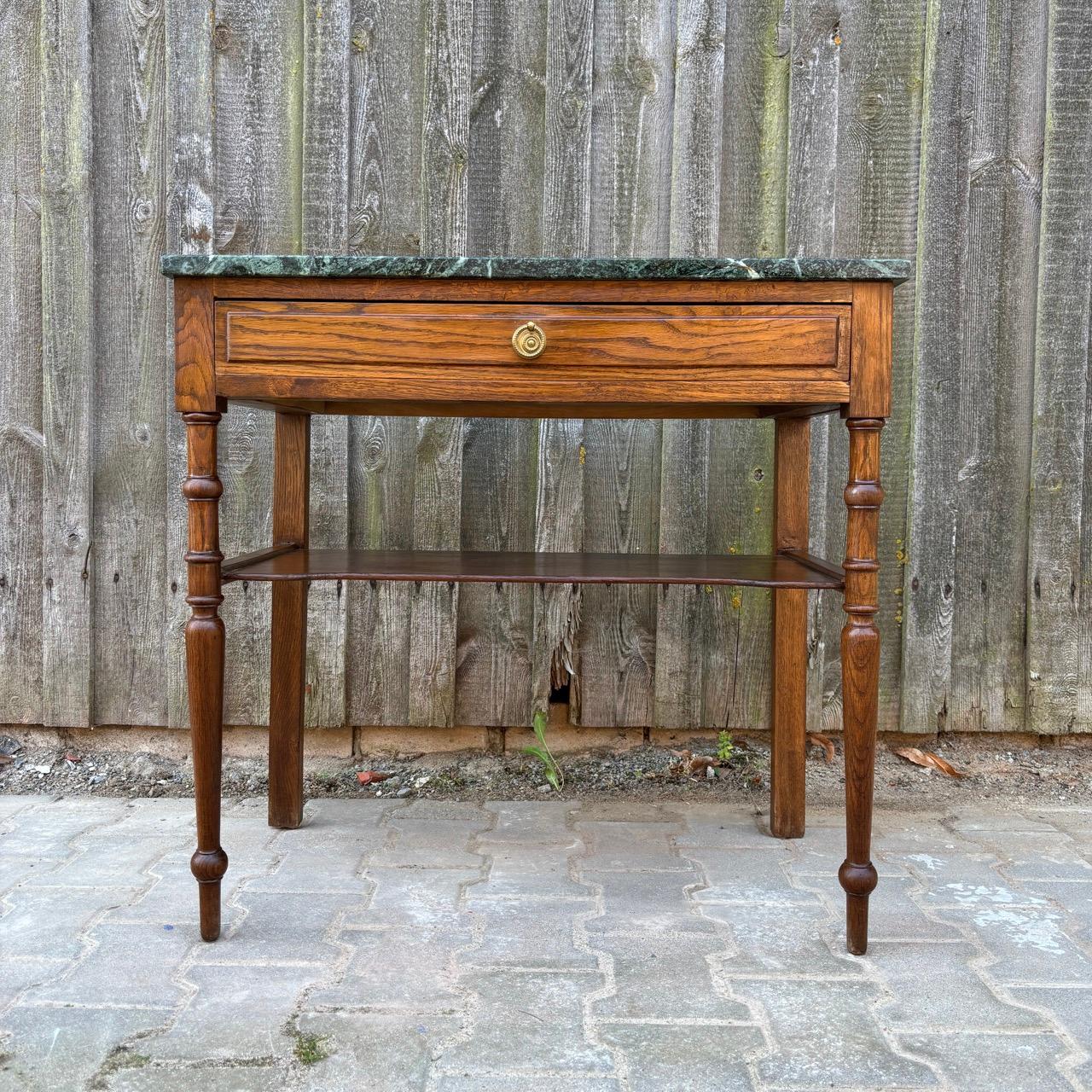 Luigi XVI Console antica  Oak massiccio  Francia intorno al 1890 in vendita