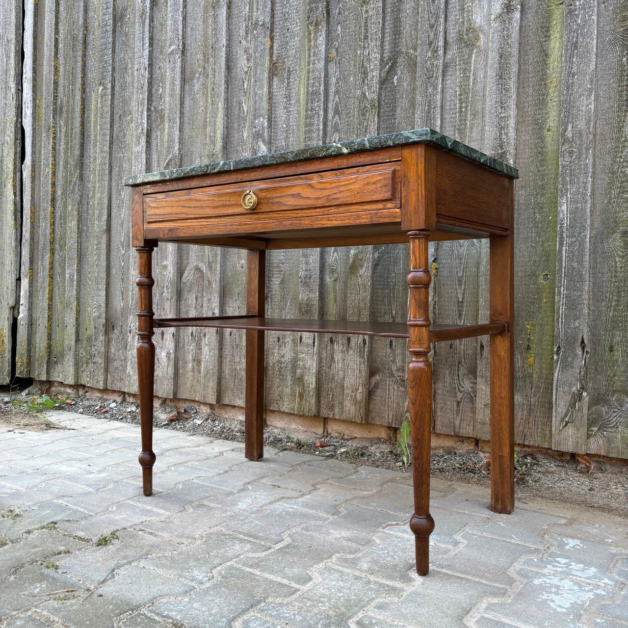 XIX secolo Console antica  Oak massiccio  Francia intorno al 1890 in vendita
