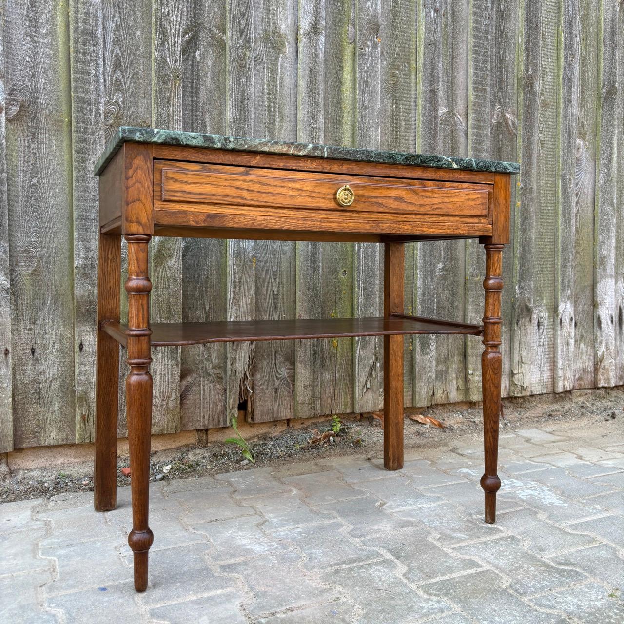 Console antica  Oak massiccio  Francia intorno al 1890 in vendita 2