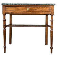 Console ancienne  Chêne massif  France vers 1890