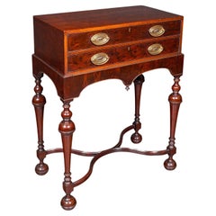 Table console antique, English, Elm, Hall, Side, Queen Anne Revival, Victorian