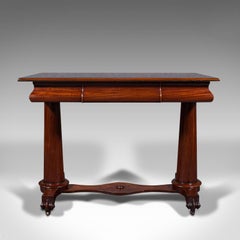 Antique Console Table, English, Side, Occasional, Writing Desk, Regency, C.1820
